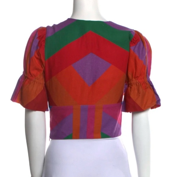 FARM Rio Multicolor Striped Blouse - Picture 2 of 3